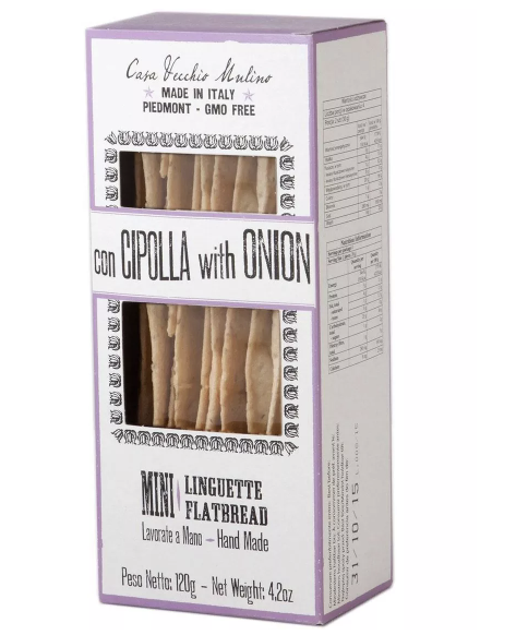 Хлібці Casa Vecchio Mulino Linguette з цибулею 120г